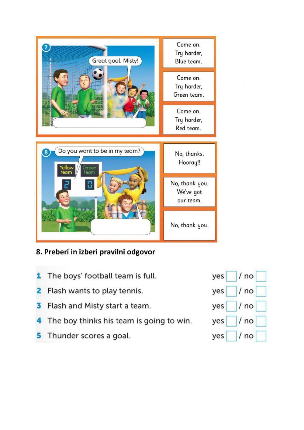 Sports 2, Superminds 2, Unit 8