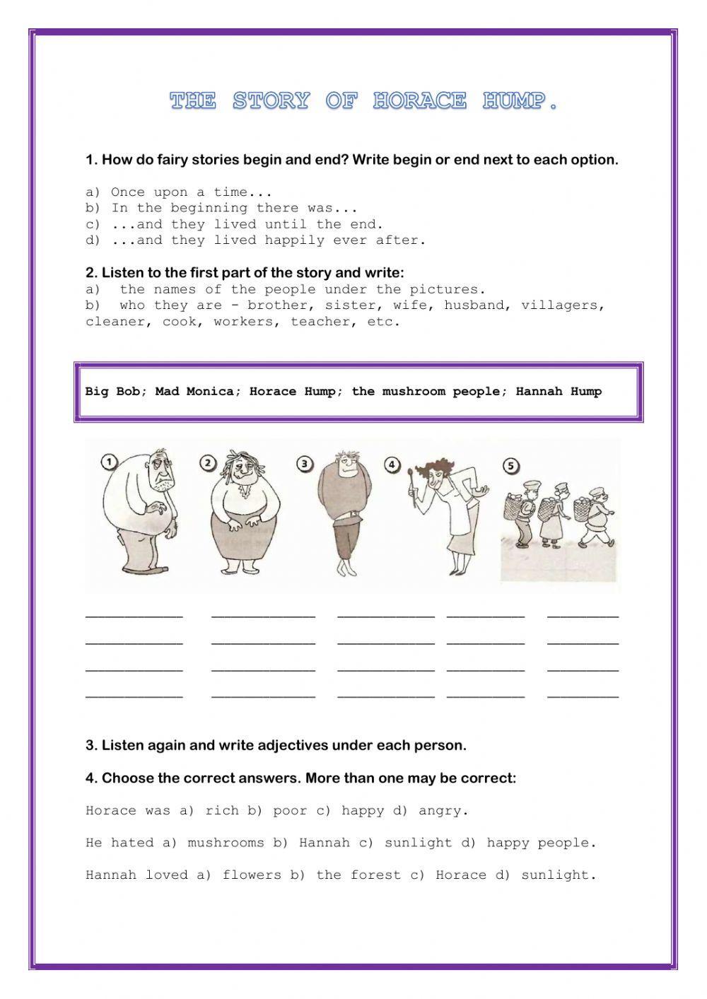 The story of Horace Hump