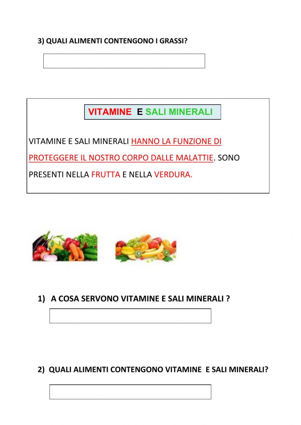 L'alimentazione L'alimentazione