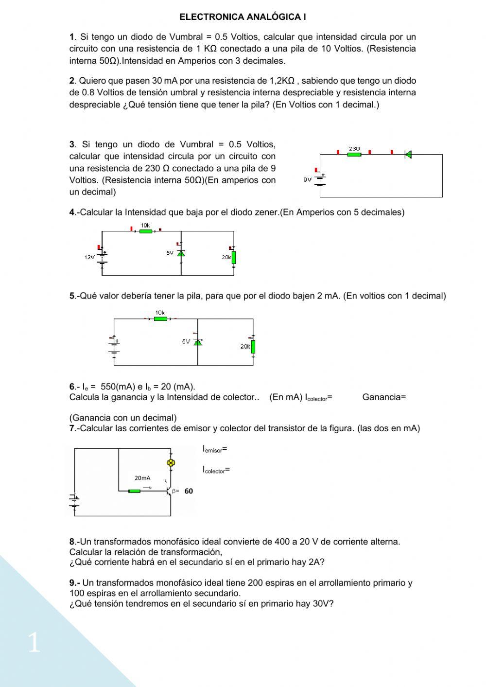 Electrónica análogica i Electrónica análogica i