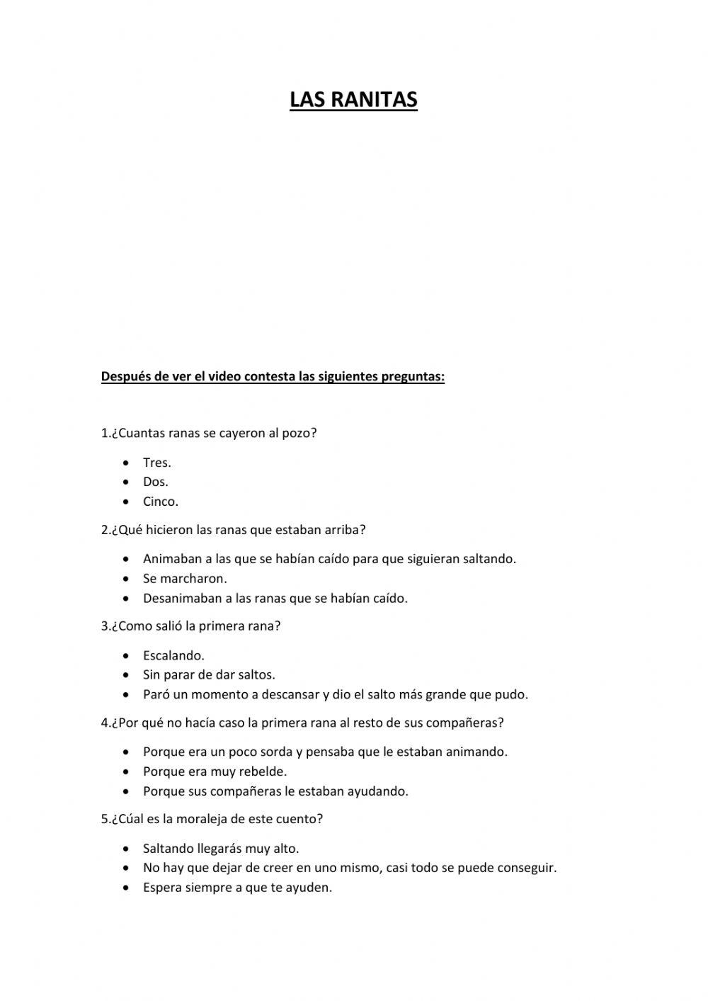 Las ranitas