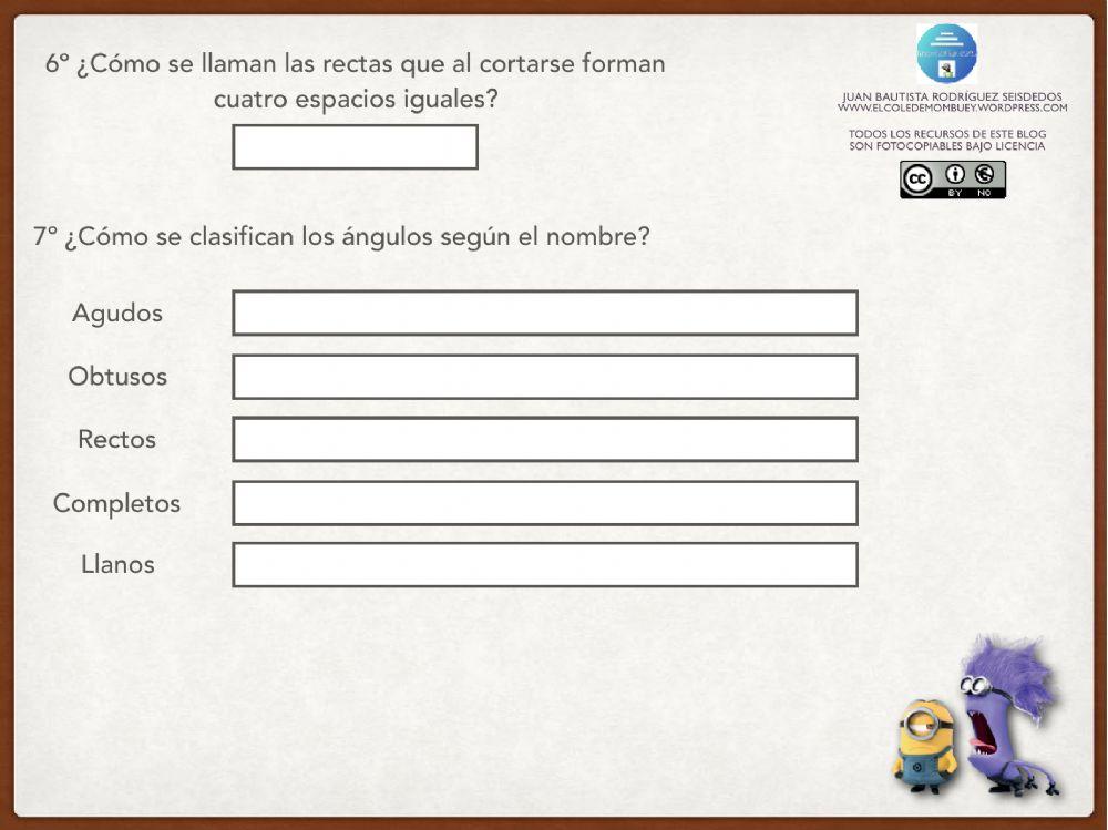 Control Unidad 10 matemáticas 4º
