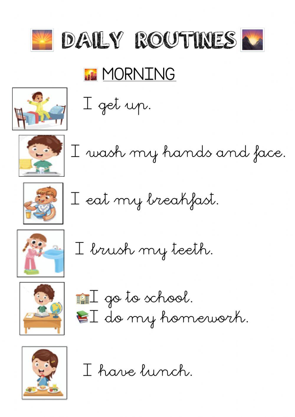 2º Daily Routines