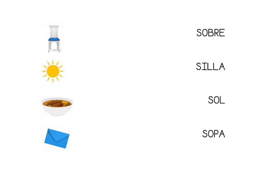 Lectoescritura letra s