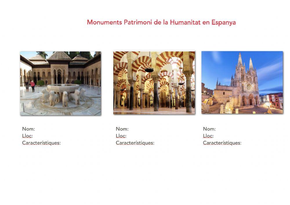 Monuments Espanya