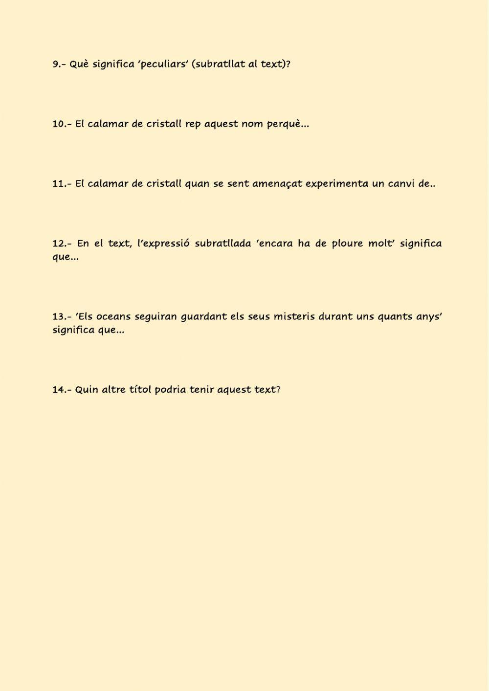 Les criatures de les profunditats