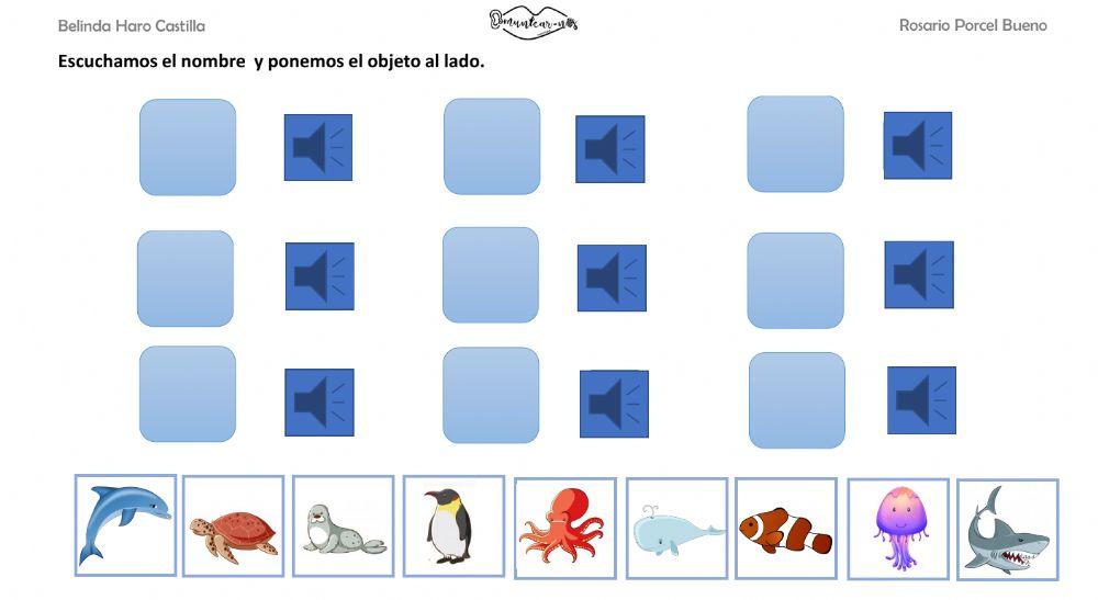 Vocabulario animales 3 con audio