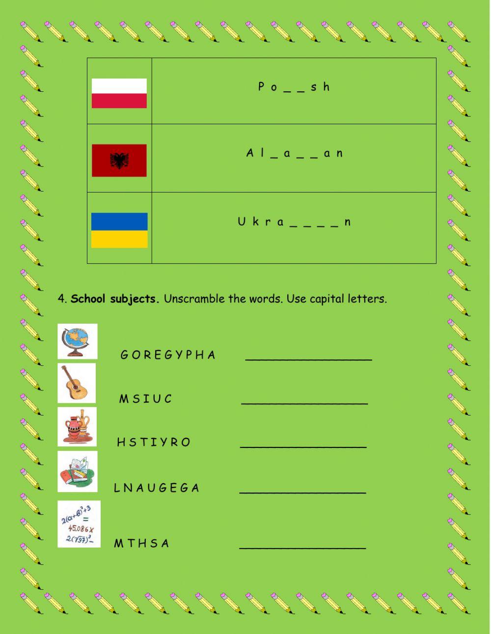 Our Multicultural Class- Unit 1 School Book