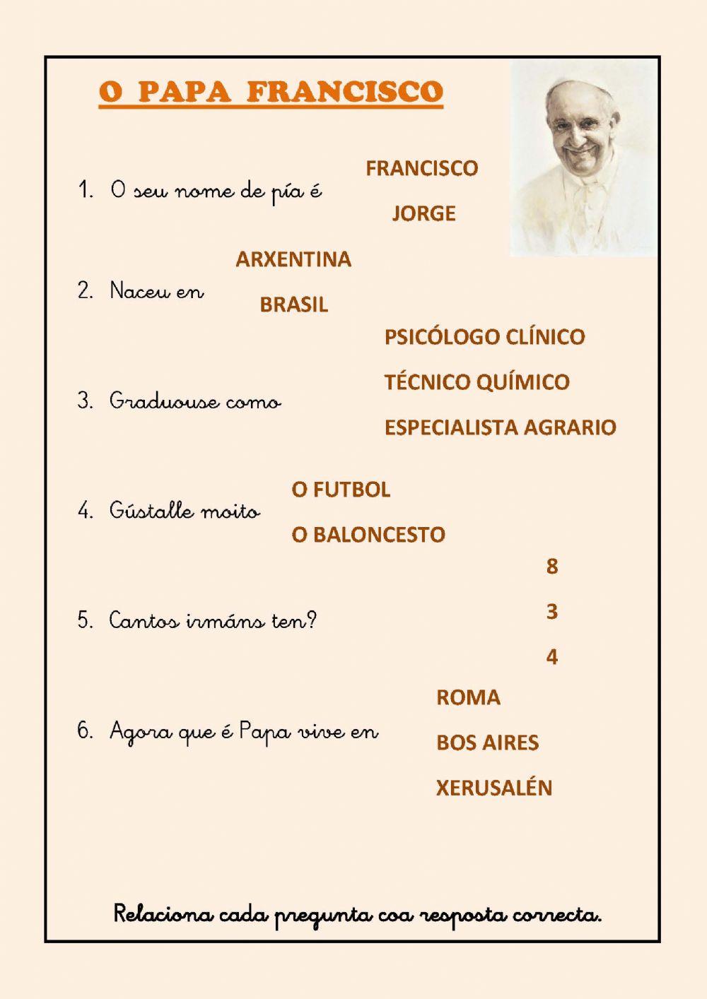 O Papa Francisco