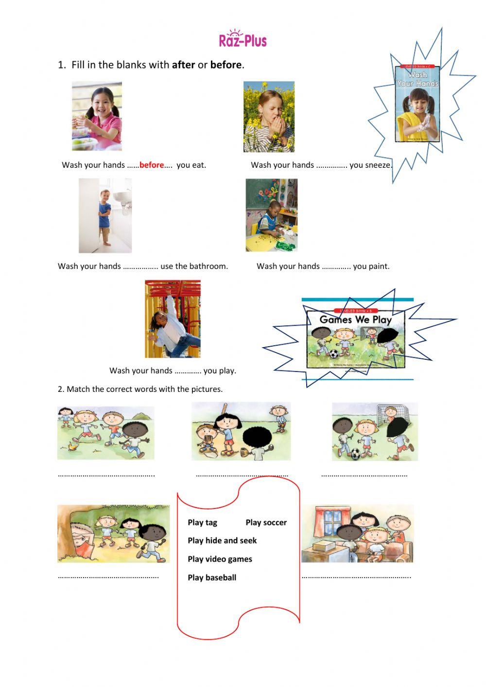 Wash your hands- Games we play