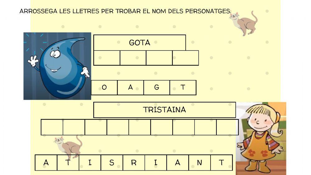 Tristaina (personatges)