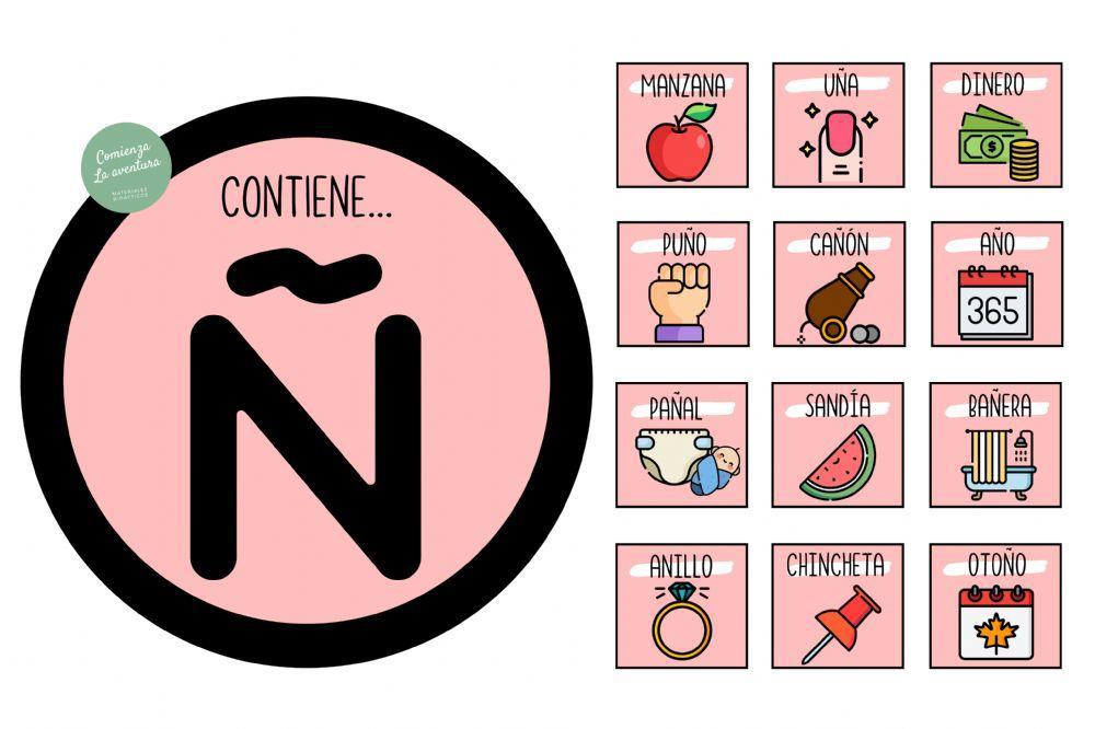 Contiene la... (M, N, Ñ, P)