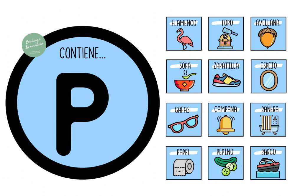 Contiene la... (M, N, Ñ, P)