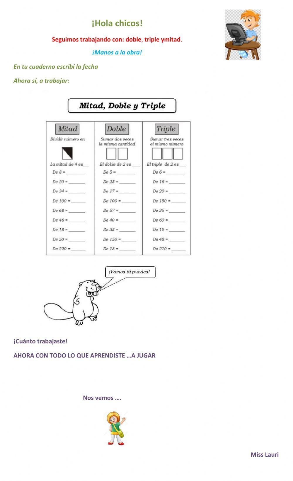 Doble medio triple 2