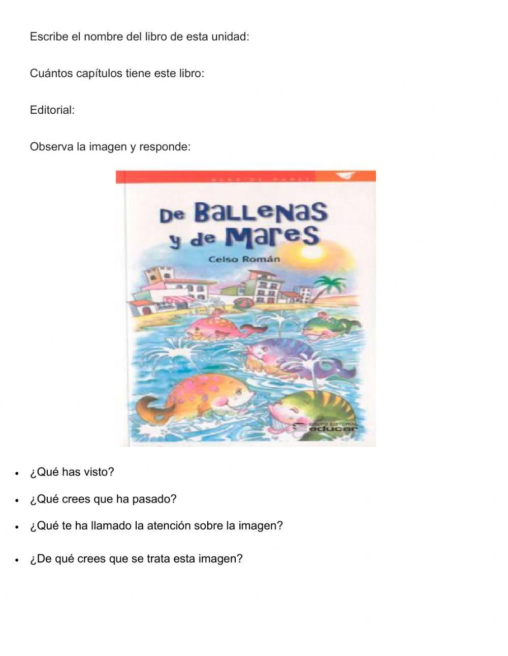Plan lector de ballenas y de mares