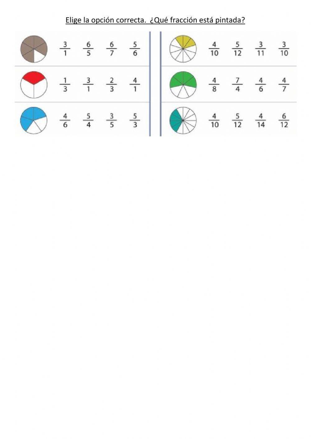 Soporte fracciones 6º
