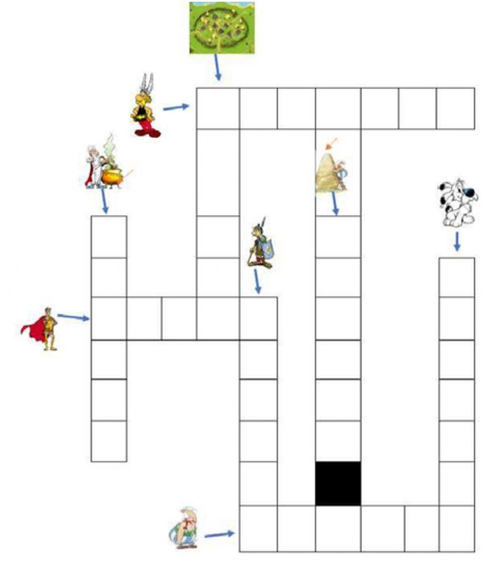 Sopa de letras Asterix