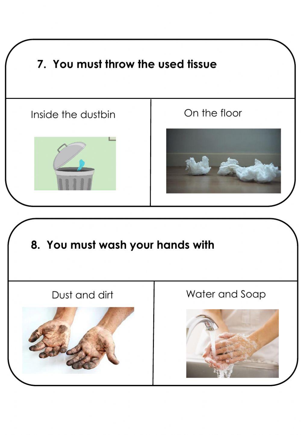 Covid-19 Safety Measures Worksheet