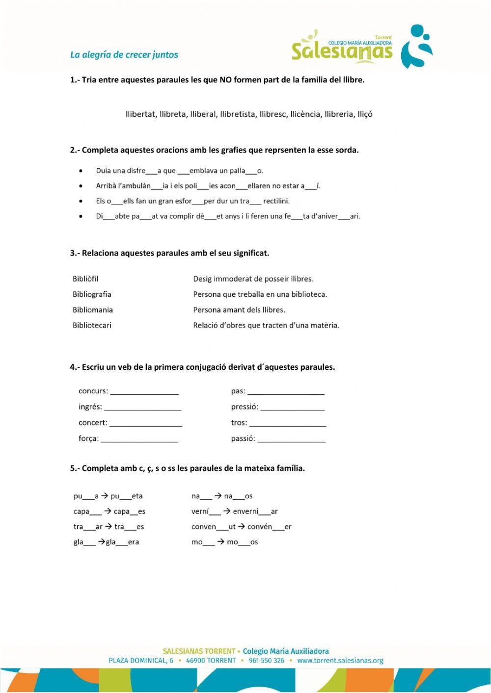 Prova Unitat 9: Valencià