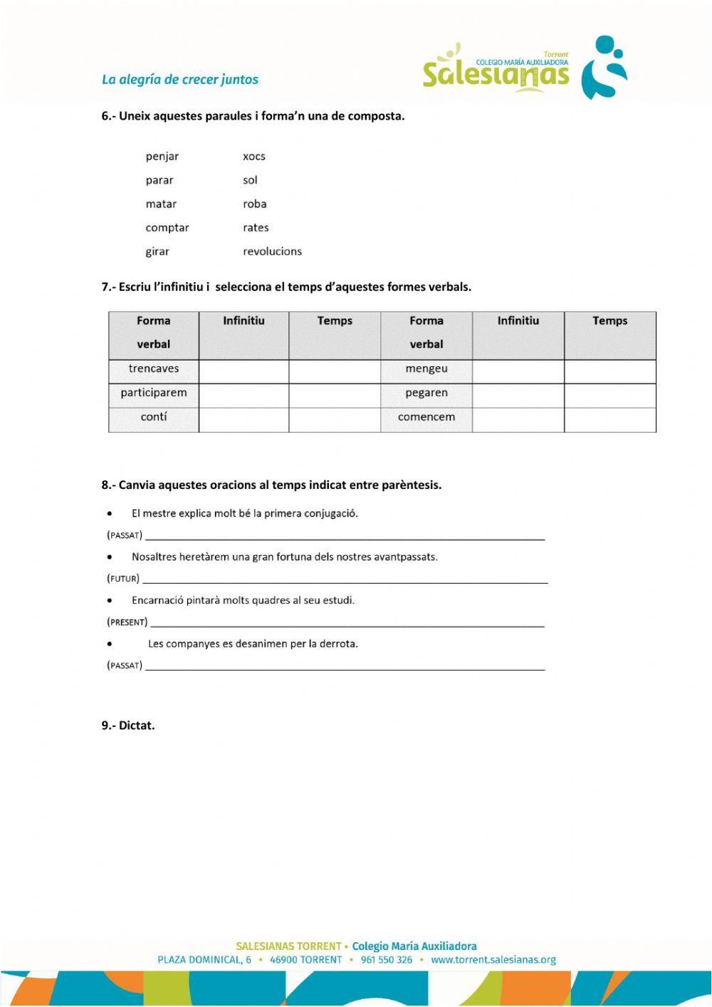 Prova Unitat 9: Valencià