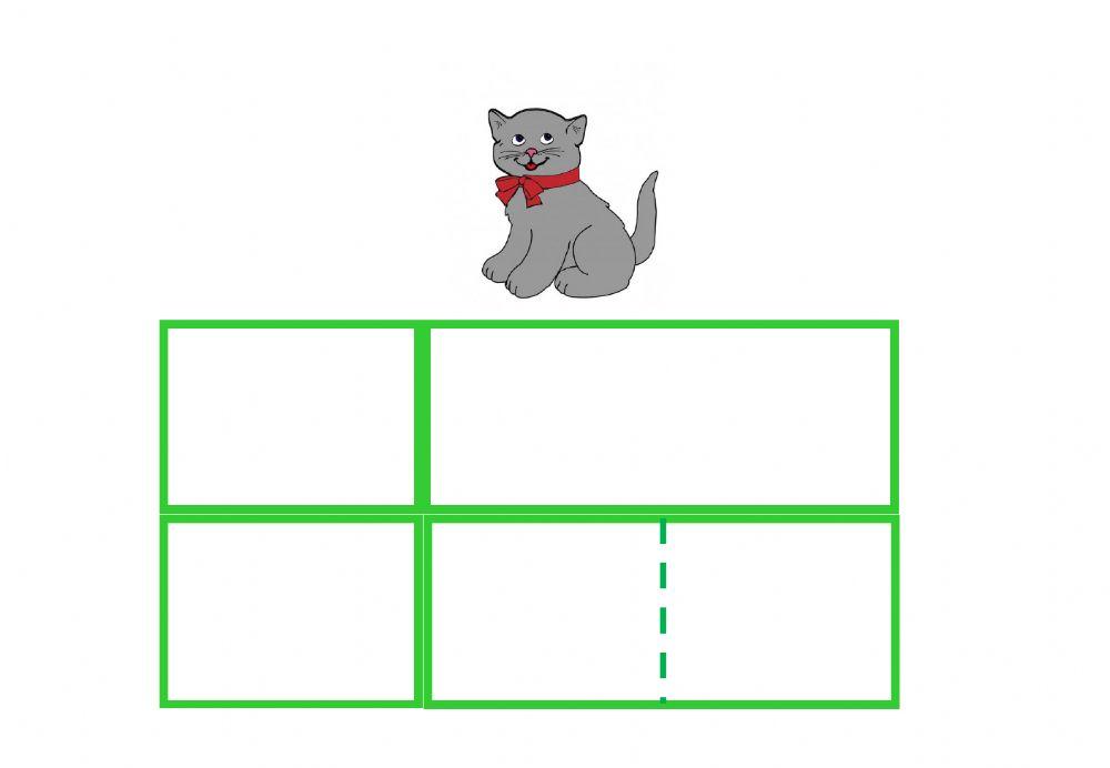 Coloca la sílaba en el lugar adecuado
