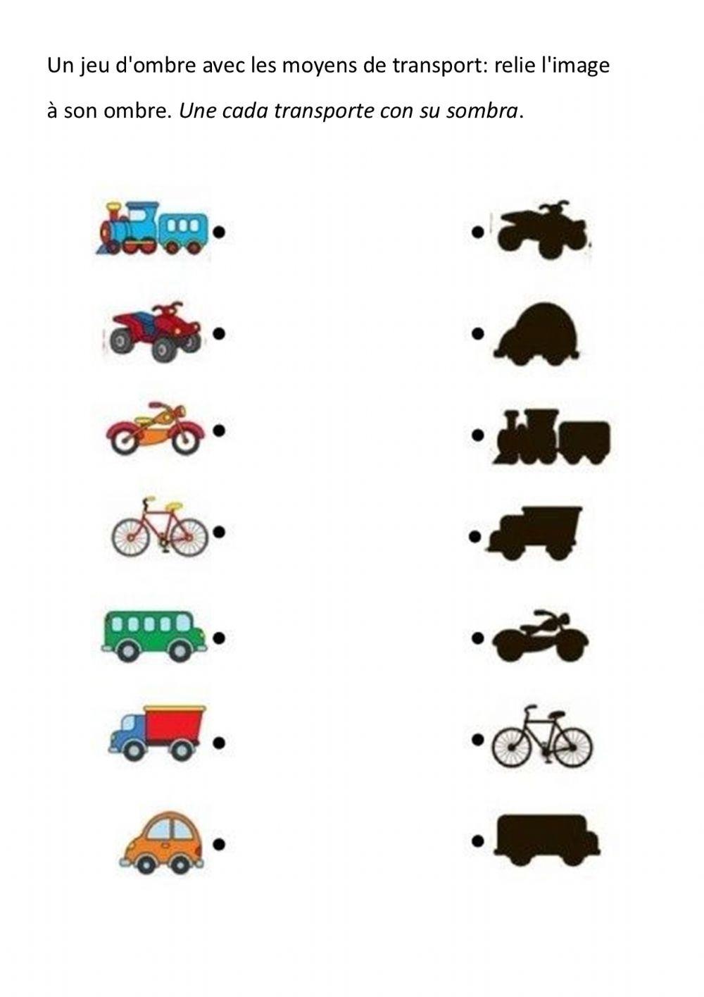 Trasnportes terrestres en francés