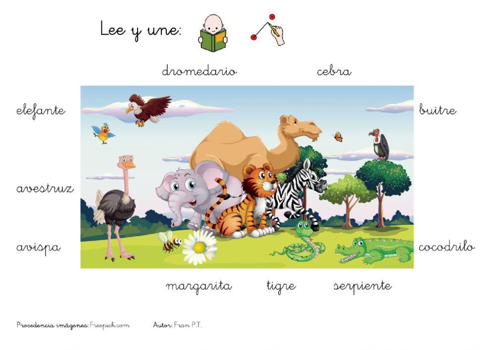 Silabas inversas y trabadas: Animales