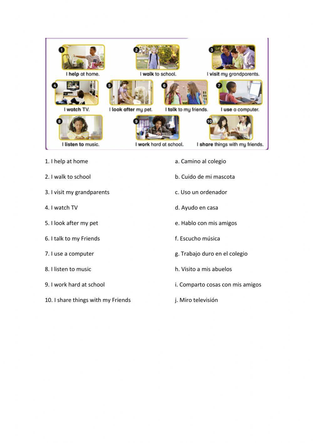 New tiger 5 - unit 5 VOCABULARY