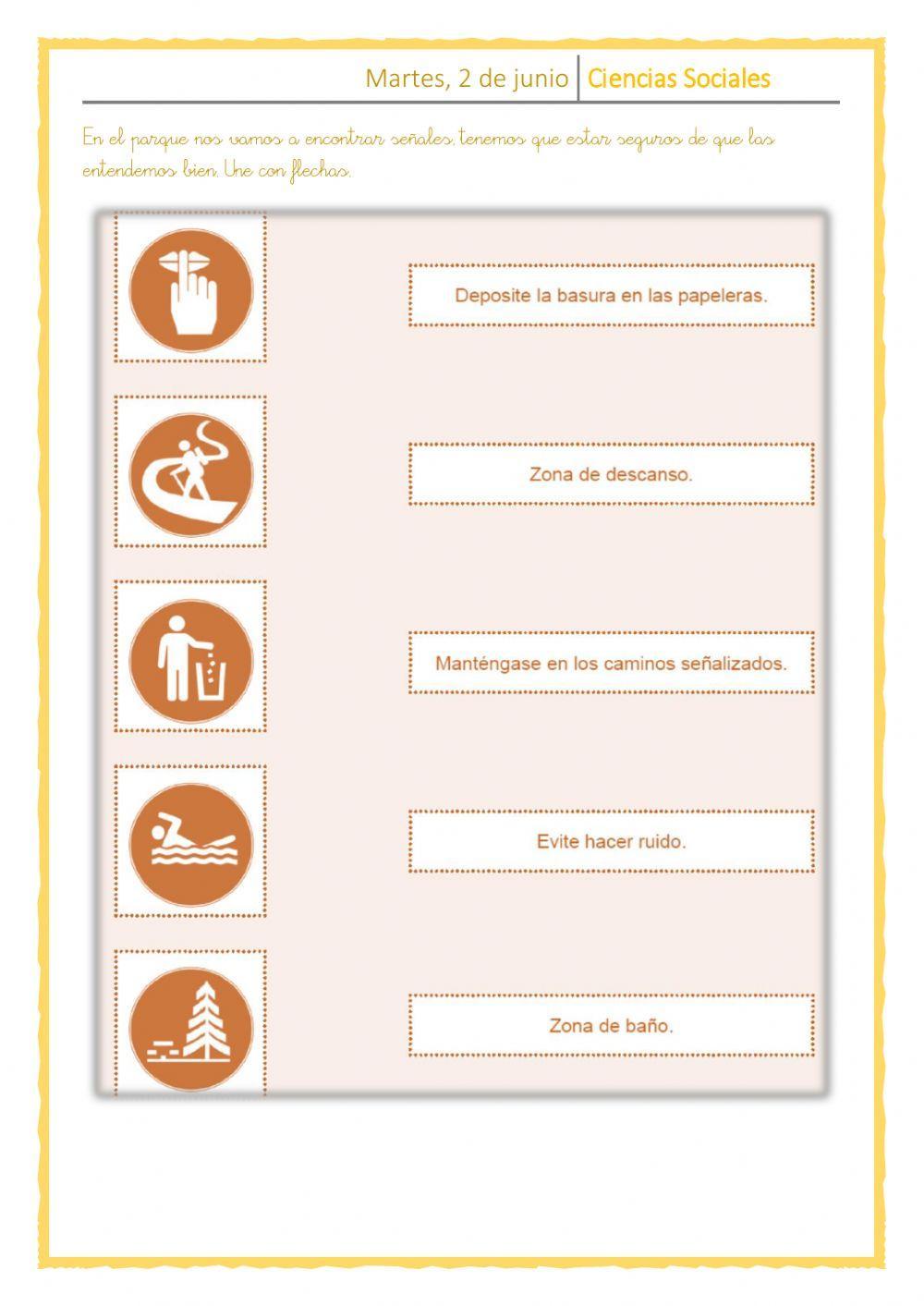 Tiempo atmosférico. interpretación de señales en parque natural