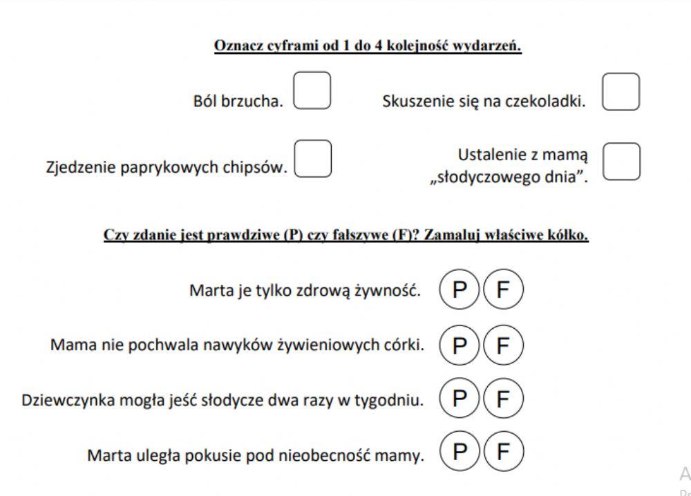 Czytanie Ze Zrozumieniem Klasa 1 Sprawdzian Czytanie ze zrozumieniem | Live Worksheets