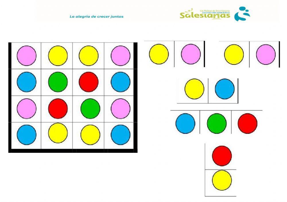 Puzle círculos colores