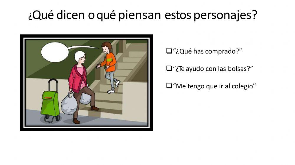 Qué dicen
