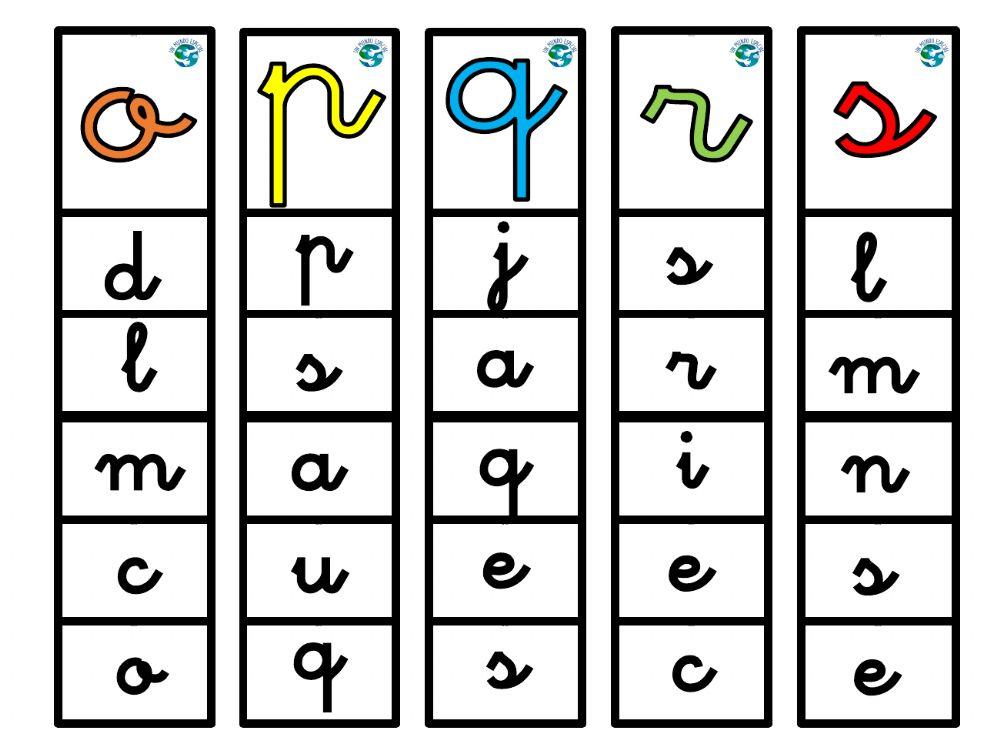 Letras Minúsculas