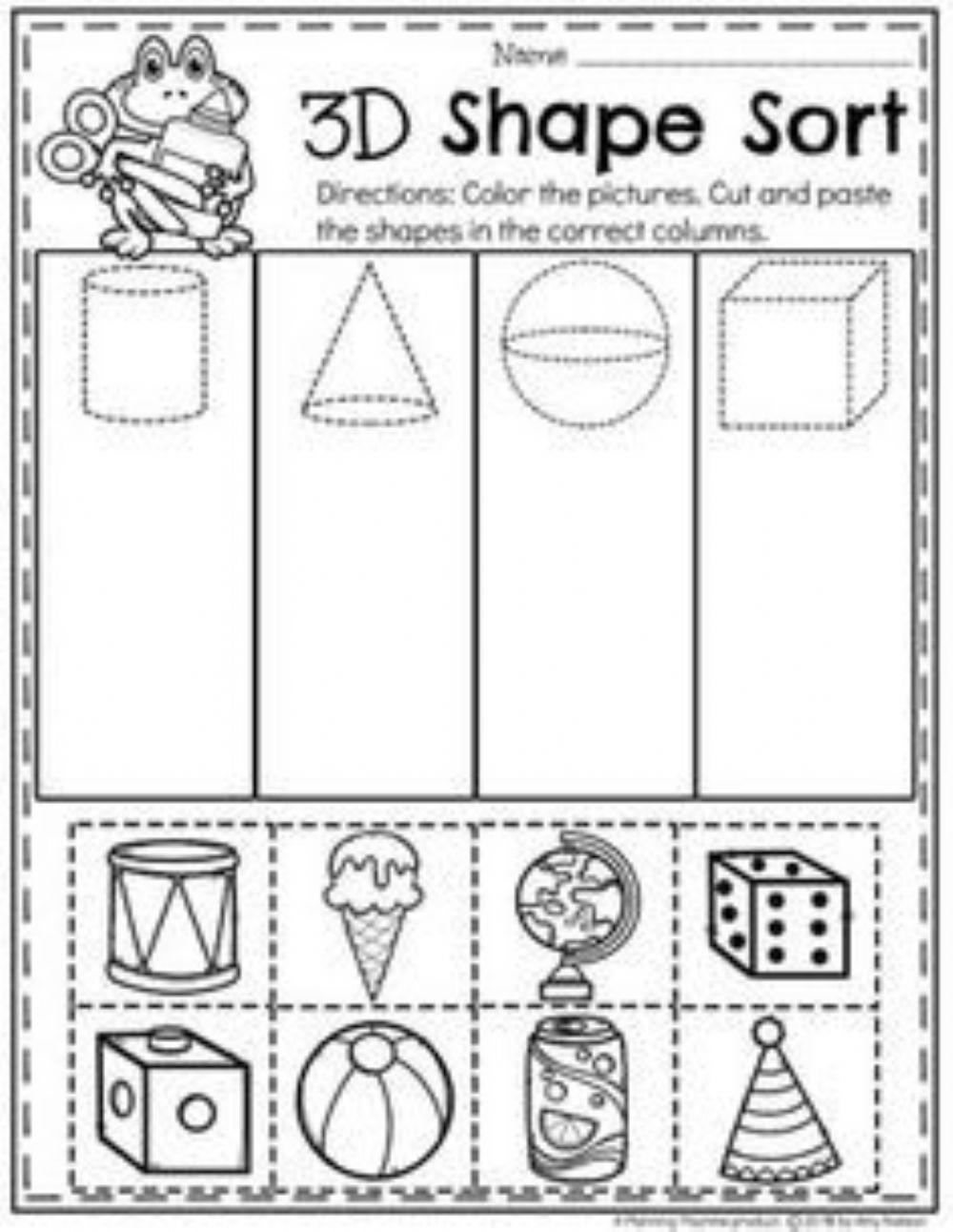3d Shapes worksheet | Live Worksheets