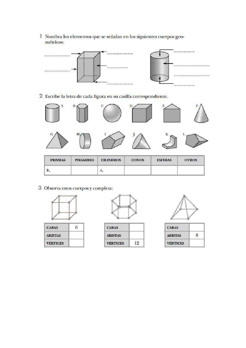 Cuerpos geométricos
