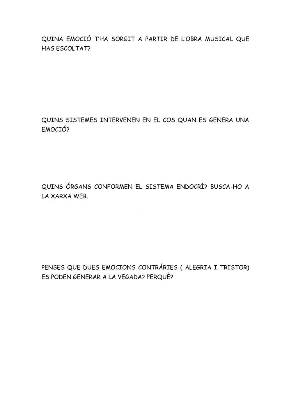 Les emocions amb la música