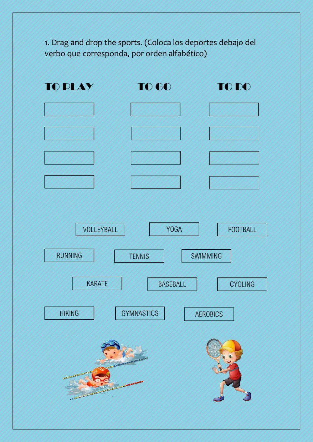 Sports with play-go-do