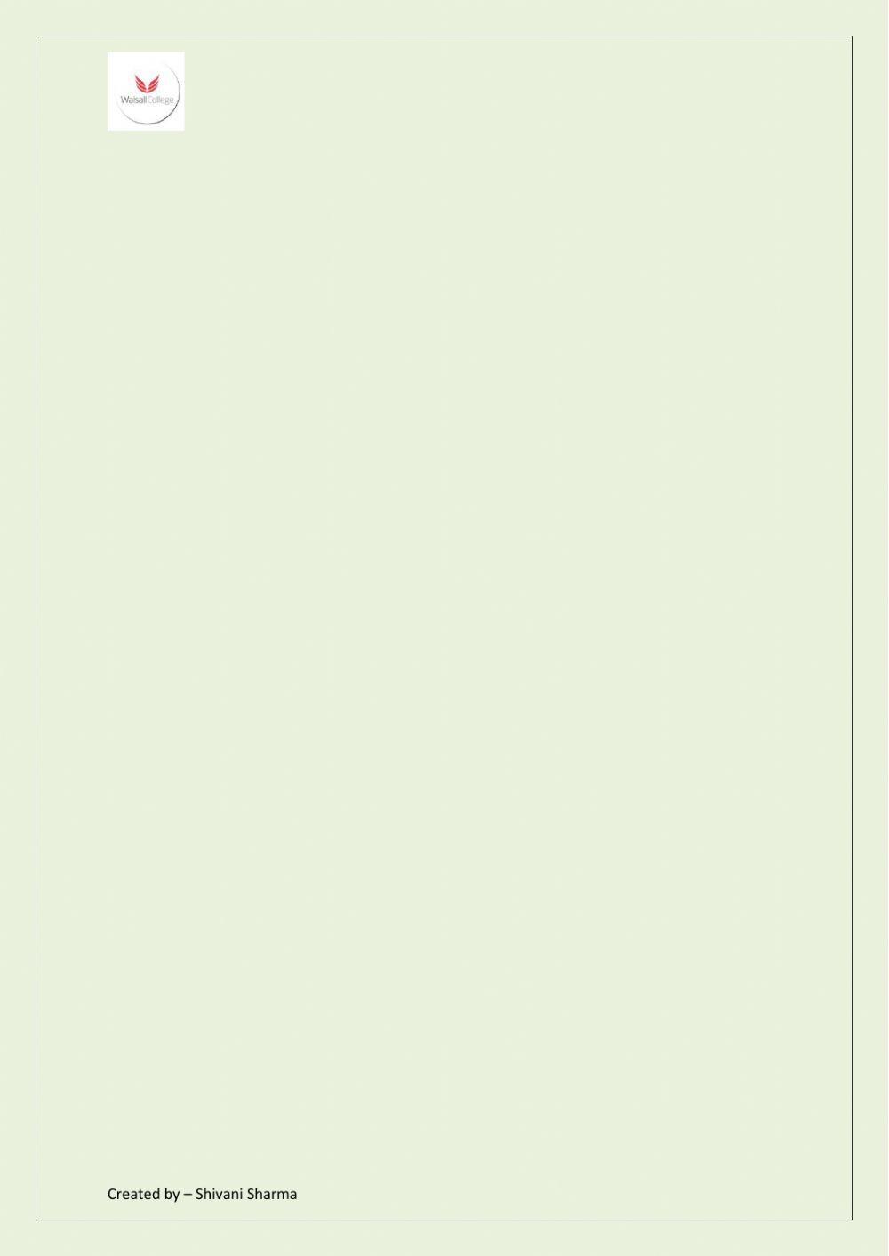 Advice and suggestions