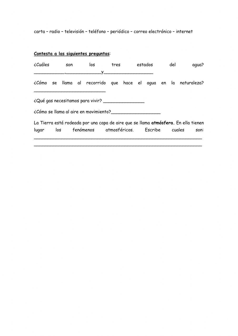 Repaso Ciencias Sociales 2º