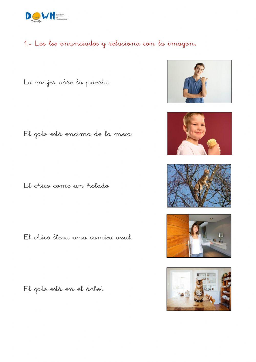 Compresión lectora-frases 1