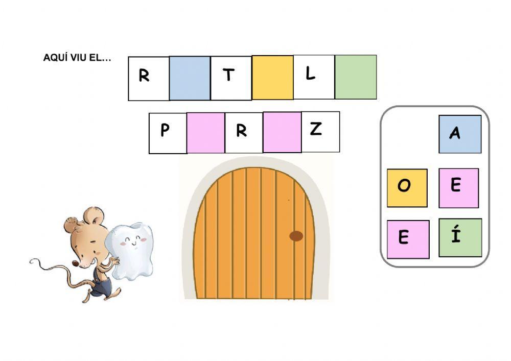 Lectoescriptura amb el ratolí Pérez