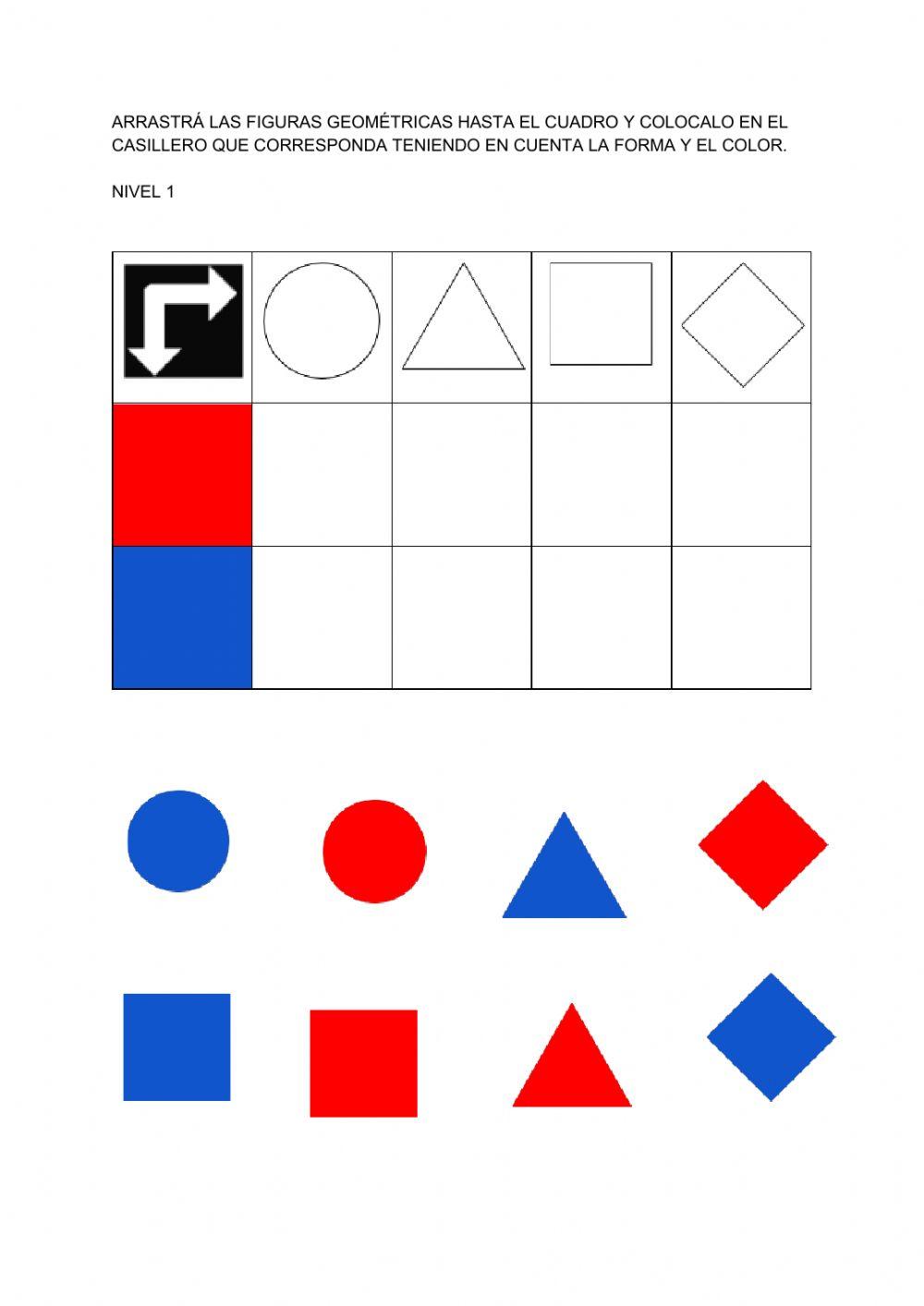 Arrastrá a dónde corresponde