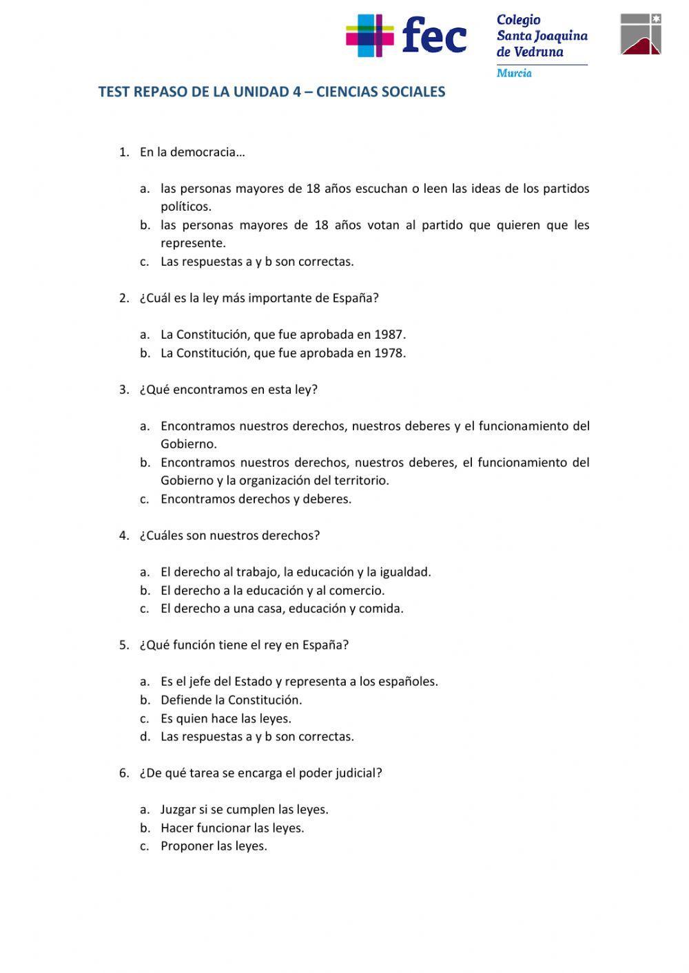 España y sus habitantes