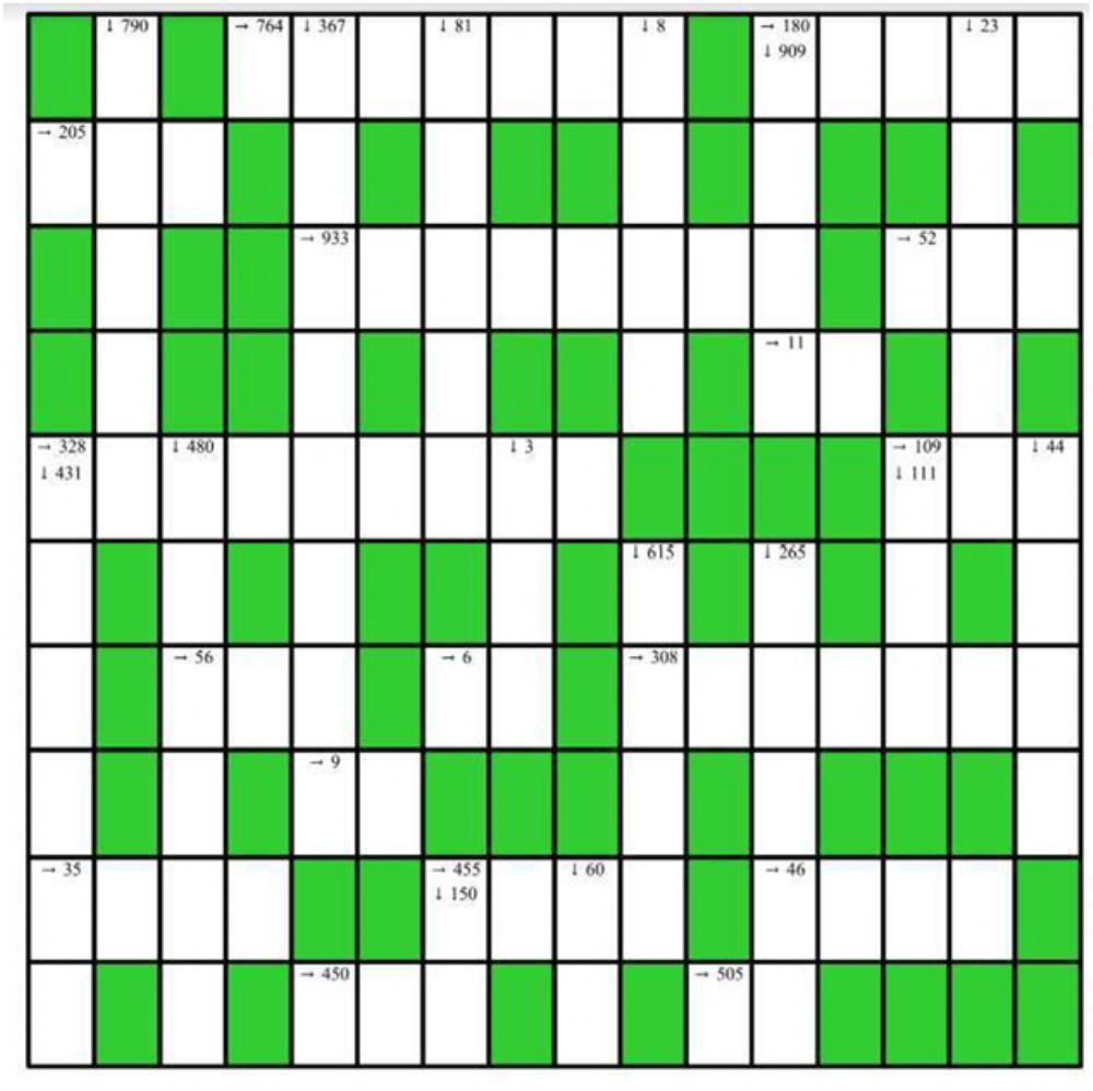 Sopa de números romanos