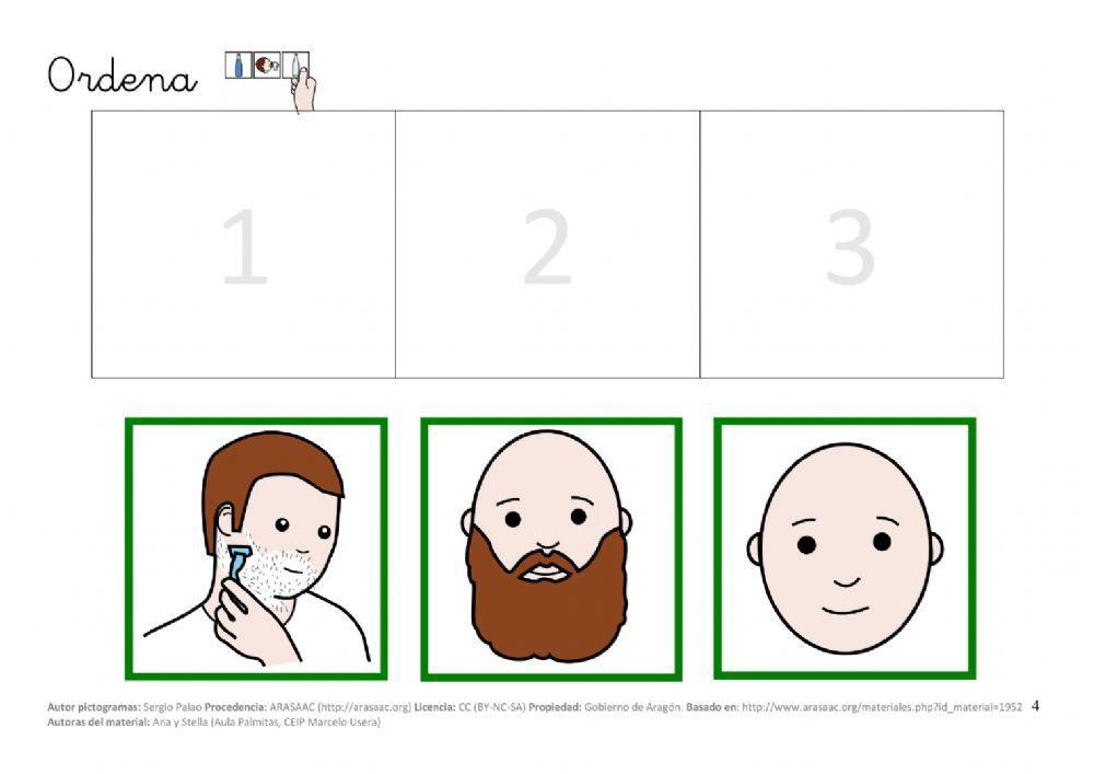 Secuencias causa efecto 3 viñetas pictogramas 1