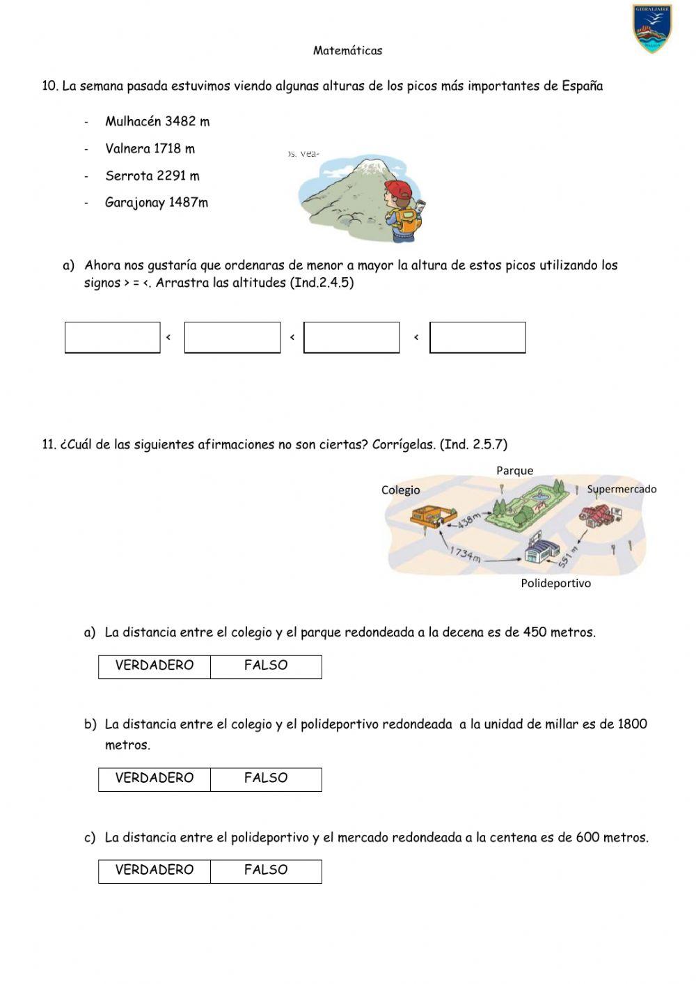Ficha MAT 4ºEP Semana 01 - 15 junio