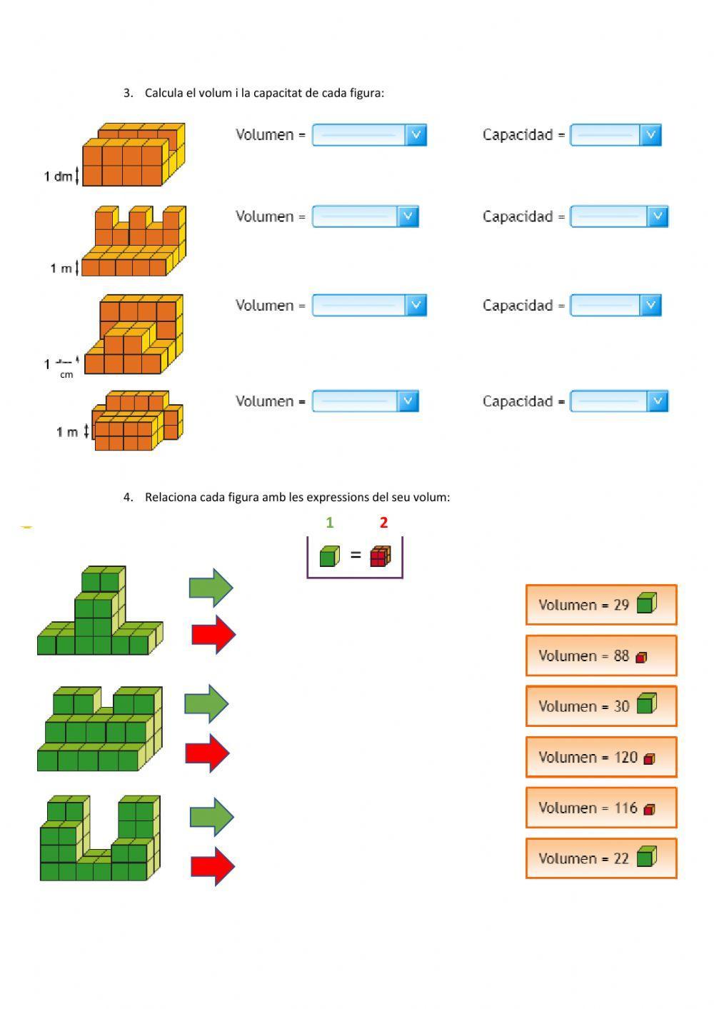 Cossos geomètrics i volums