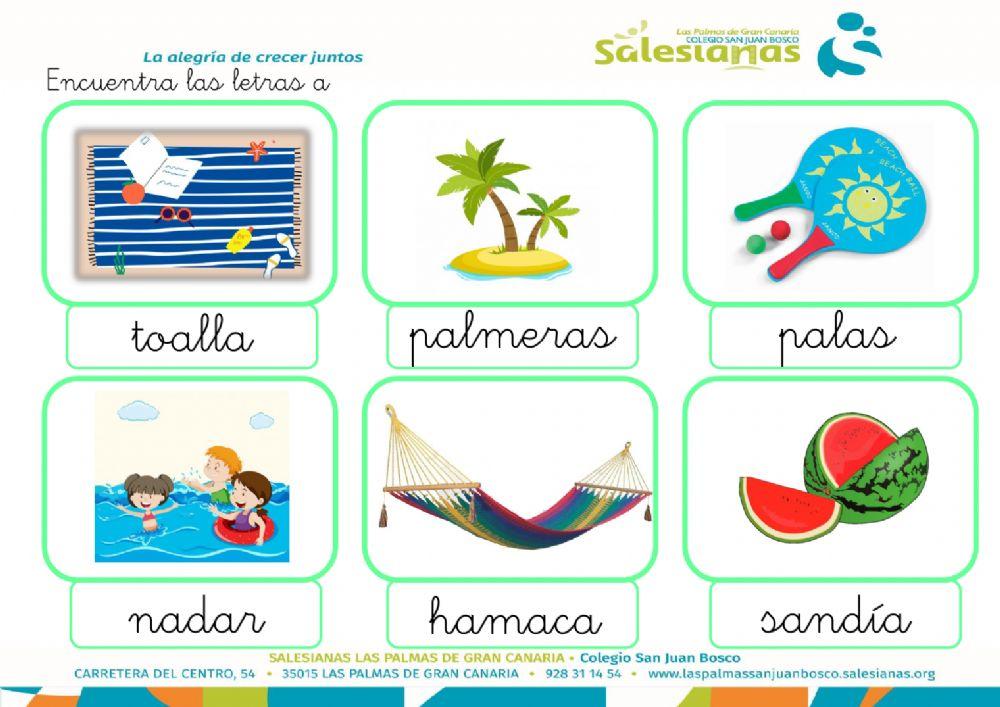 Encuentra la vocal -a-