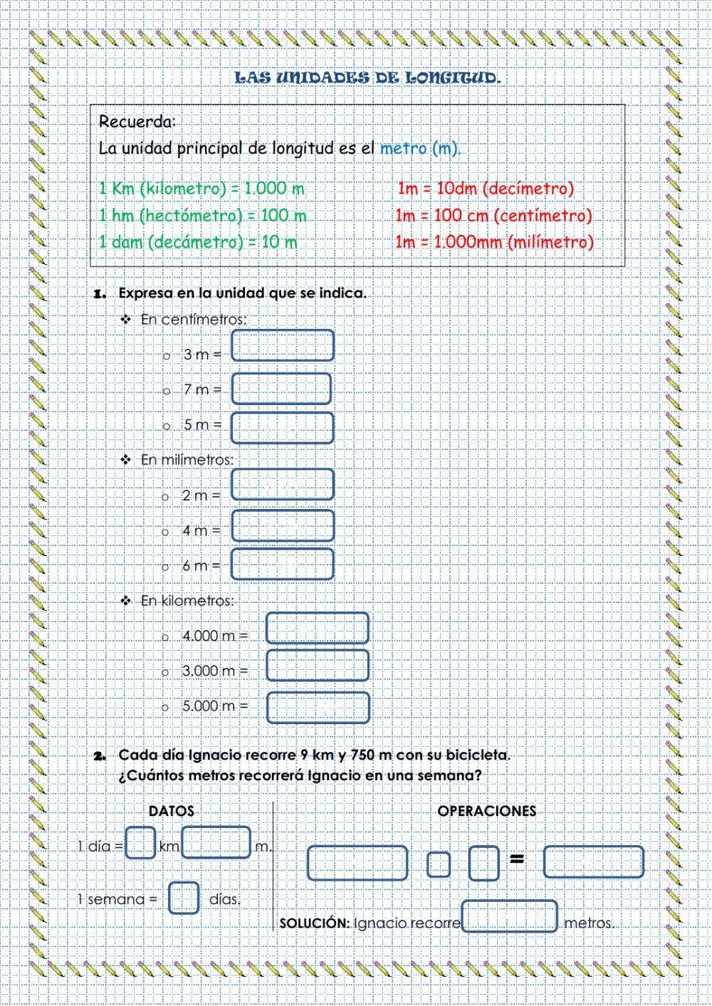 Repaso unidades de medida