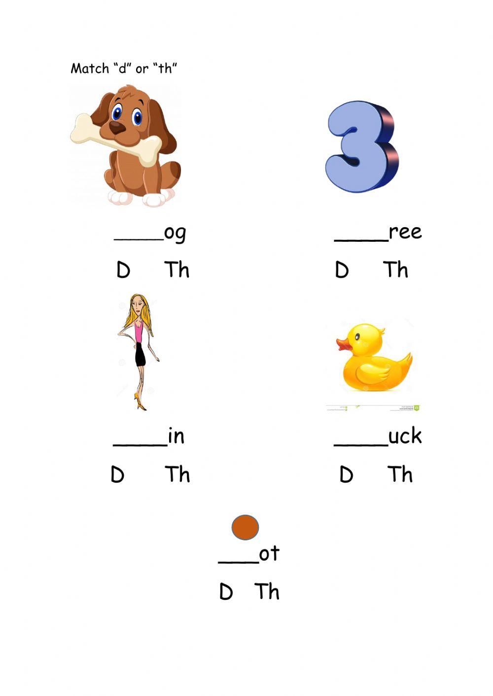 Phonics Th    D